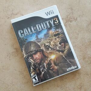 Call of Duty 3 (III) for Nintendo Wii Video Game Disc with Case and Book